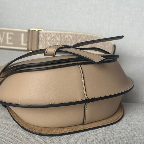 Loewe Gate Dual mini bag in calfskin and jacquard - Picture 7 of 9
